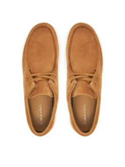 Scarpe basse Hybrid Apron Laceup Su HM0HM01967 Marrone