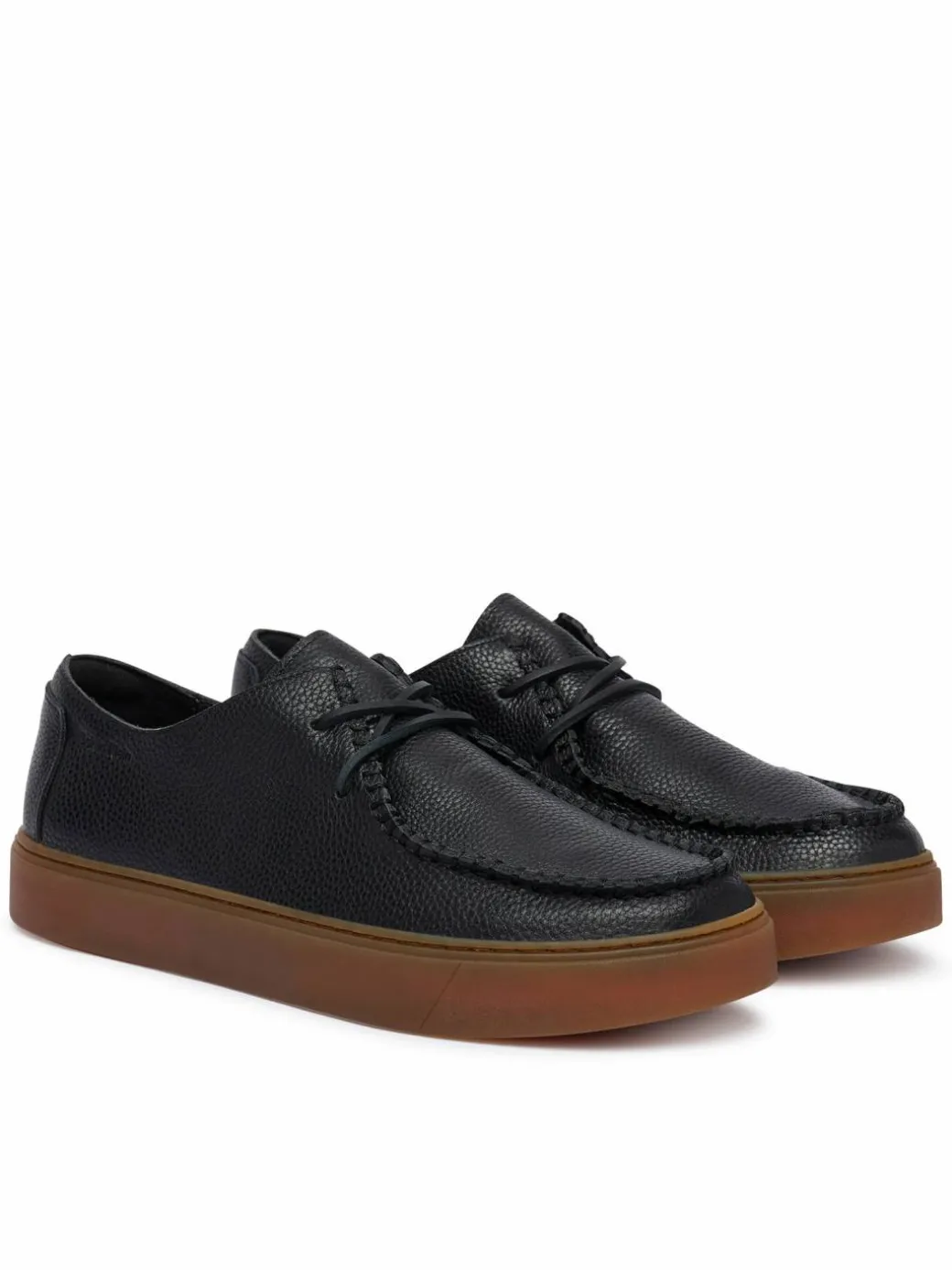 Scarpe basse Hybrid Clean Apron Tum Lth HM0HM02186 Nero