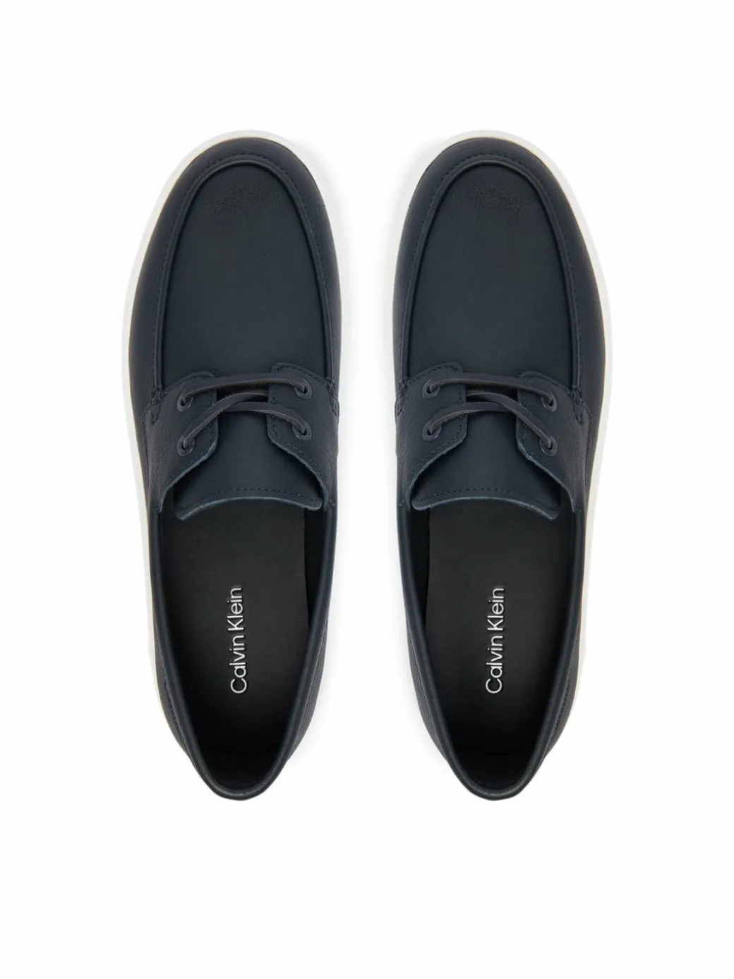 Scarpe basse Hybrid Clean Boat Shoe Lth HM0HM02233 Blu scuro