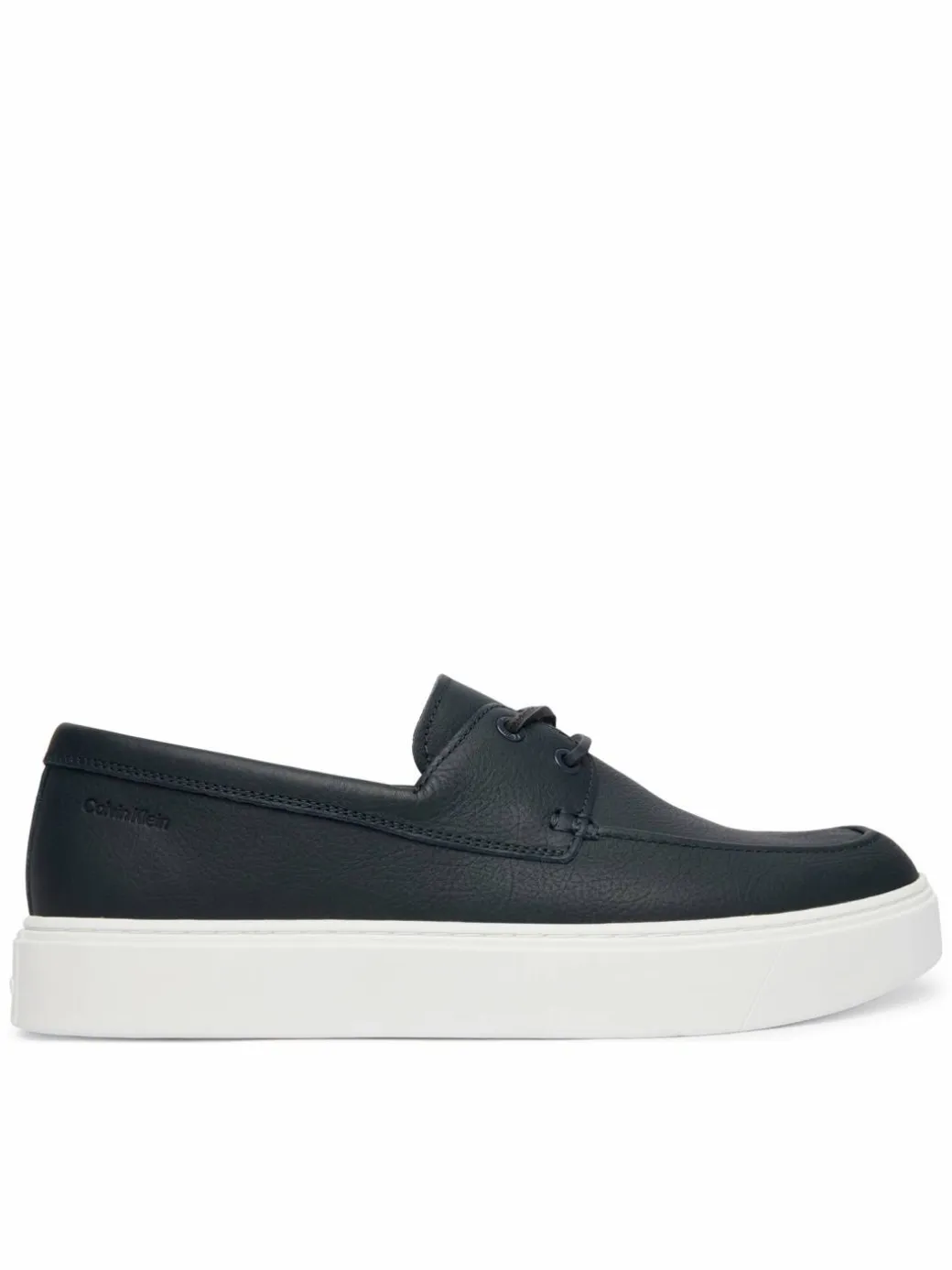 Scarpe basse Hybrid Clean Boat Shoe Lth HM0HM02233 Blu scuro