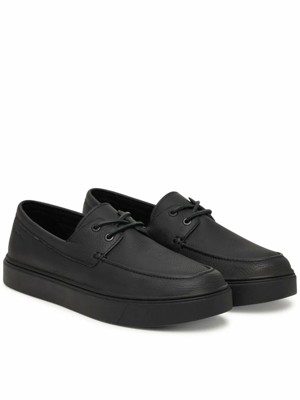 Scarpe basse Hybrid Clean Boat Shoe Lth HM0HM02233 Nero