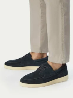Scarpe basse Lockford Boat 26186188 Blu scuro