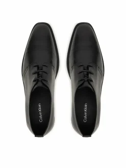 Scarpe basse Slim Clean Derby Lth HM0HM02004 Nero
