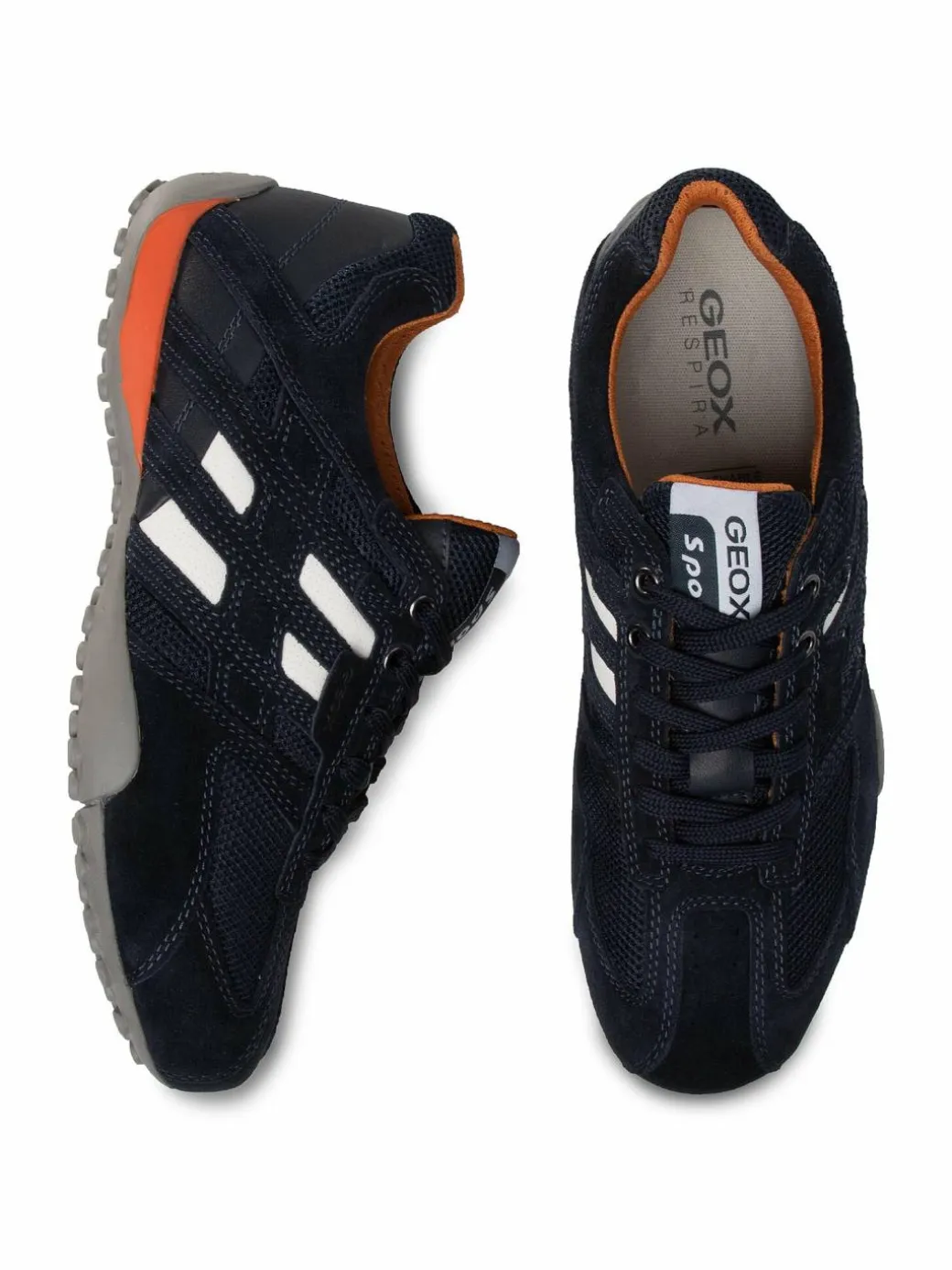 Scarpe basse U Snake K U4207K 02214 C4002 Blu scuro