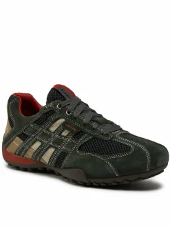Scarpe basse U Snake K U4207K 02214 C1300 Verde