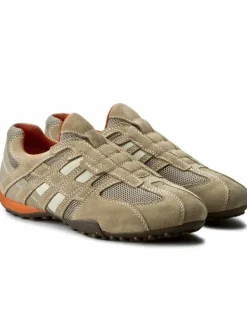 Scarpe basse U Snake L U4207L 02214 C0845 Beige