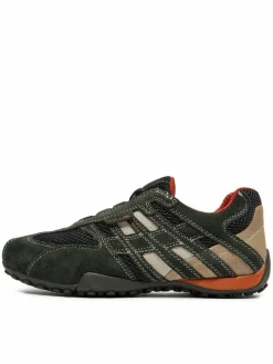 Scarpe basse U Snake L U4207L 02214 C1300 Verde