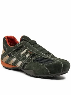 Scarpe basse U Snake L U4207L 02214 C1300 Verde