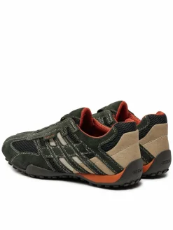 Scarpe basse U Snake L U4207L 02214 C1300 Verde