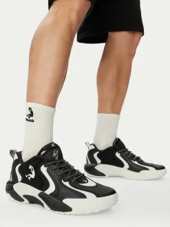 Scarpe da basket EO-DUNKMAN AQ95084M-BW Nero