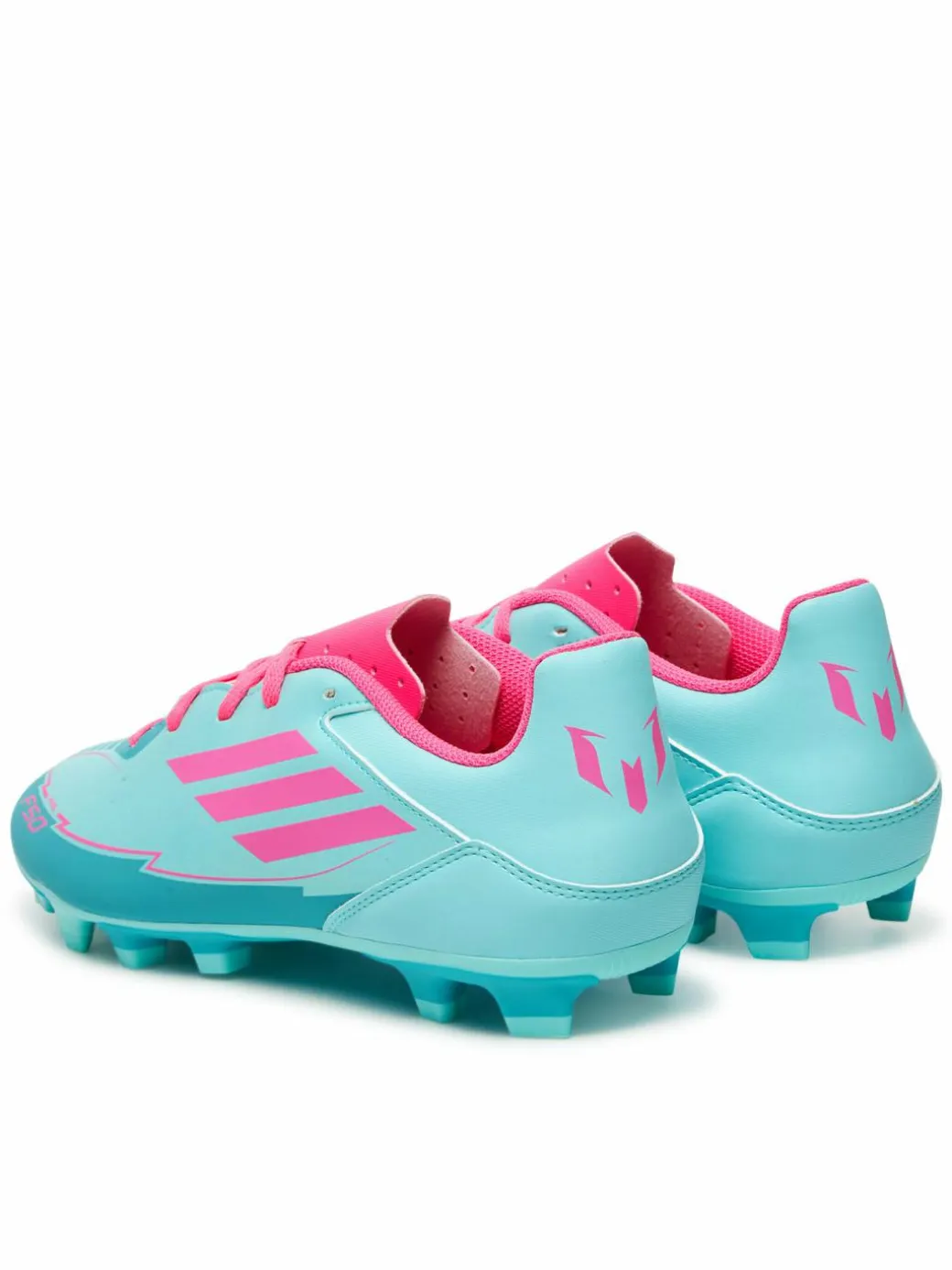 Scarpe da calcio F50 Club Messi Firm/Multi-Ground IH0929 Turchese