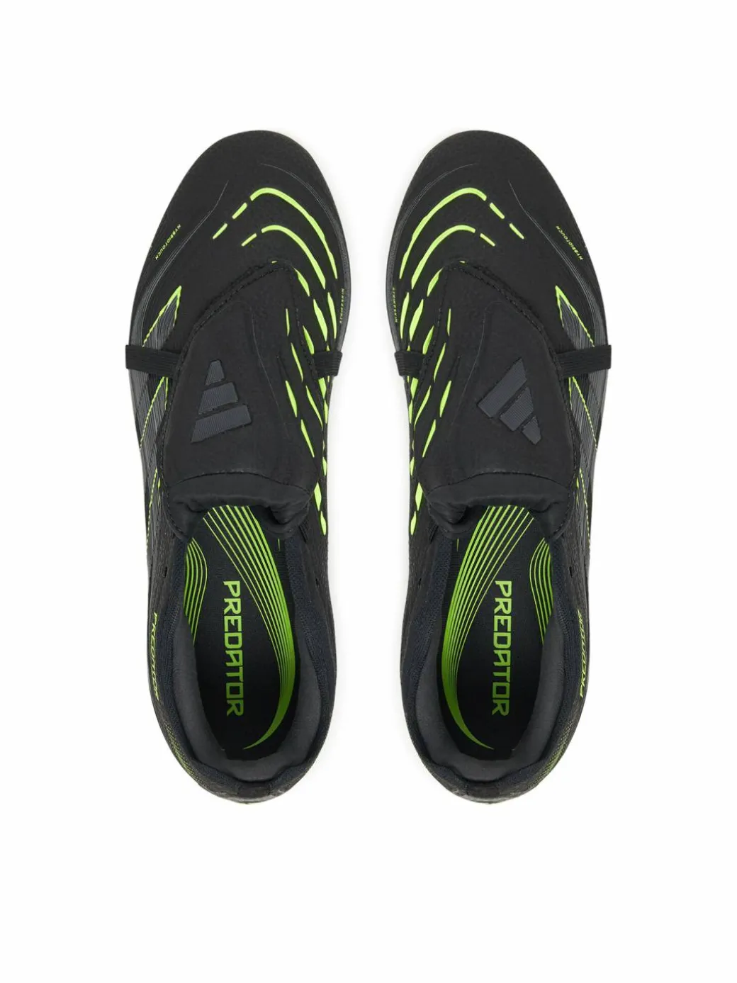 Scarpe da calcio Predator Pro Fold-Over Tongue Firm Ground JS4072 Nero