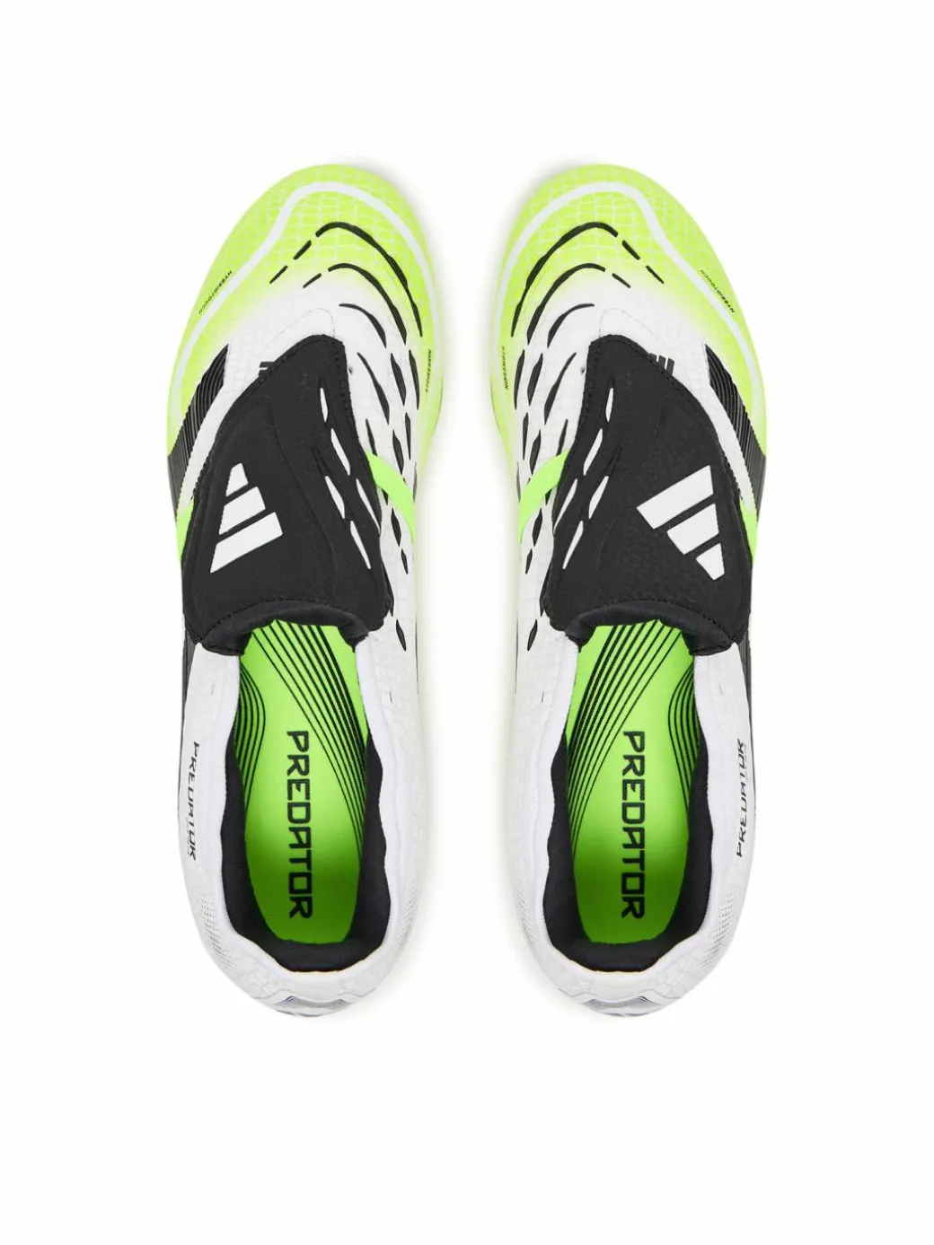 Scarpe da calcio Predator Pro Fold-Over Tongue Firm Ground JS4071 Bianco