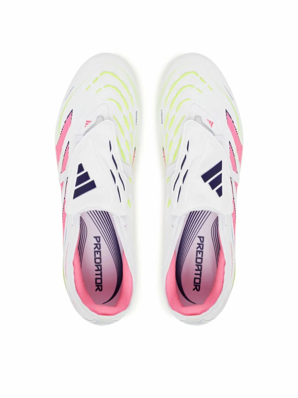 Scarpe da calcio Predator Pro Fold-Over Tongue Firm Ground JR0440 Bianco