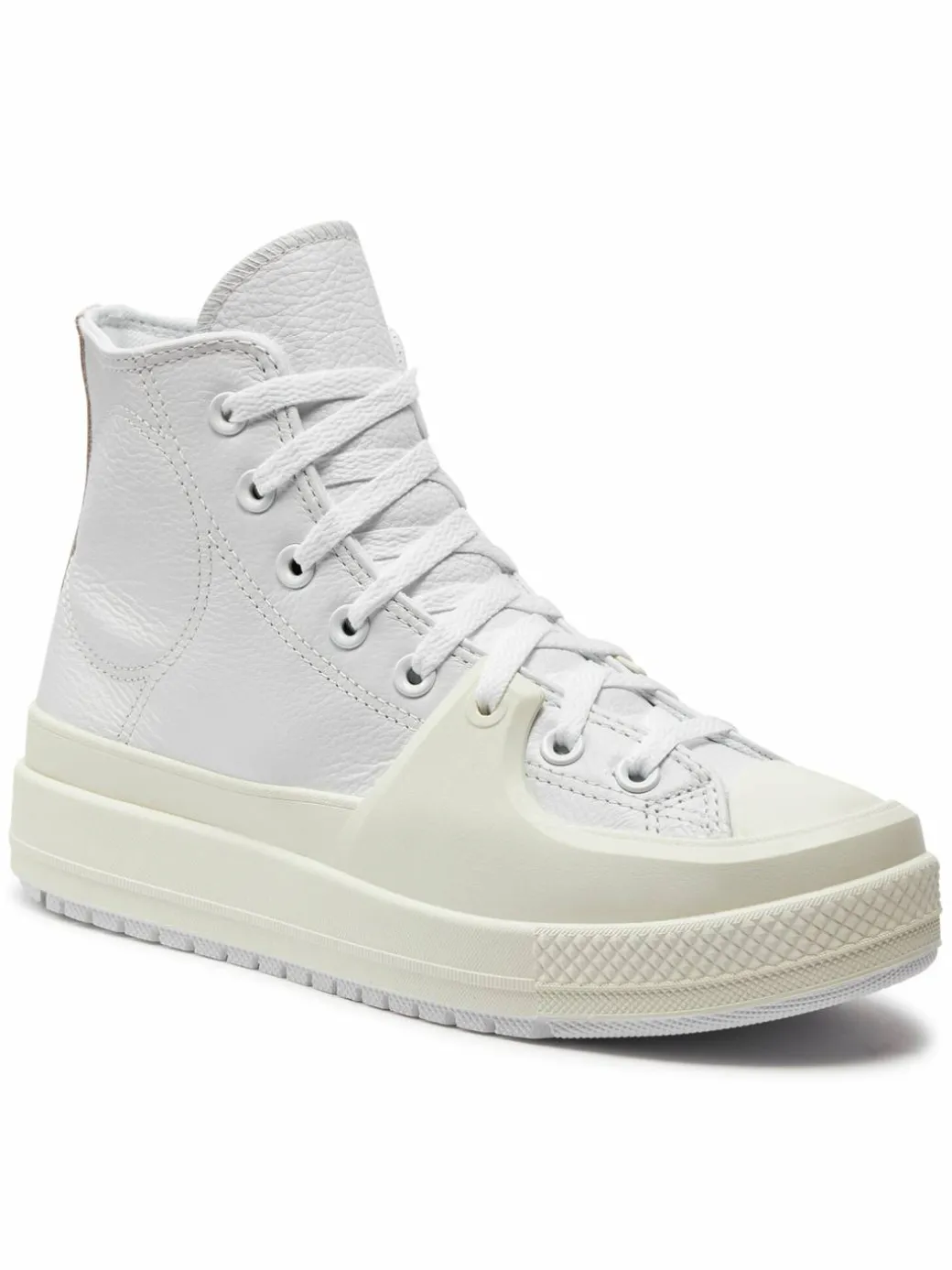 Scarpe da ginnastica Chuck Taylor All Star Construct Leather A02116C Bianco