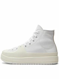 Scarpe da ginnastica Chuck Taylor All Star Construct Leather A02116C Bianco