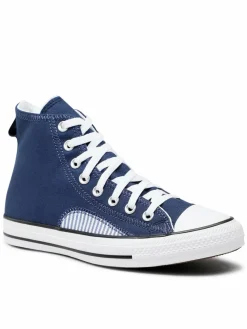 Scarpe da ginnastica Chuck Taylor All Star Hickory Stripe A00480C Blu scuro