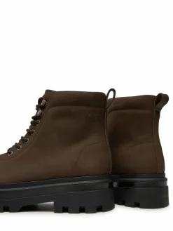 Scarponcini Lugged Laceup Boot Oxf Hiking Nb YM0YM01076 Marrone