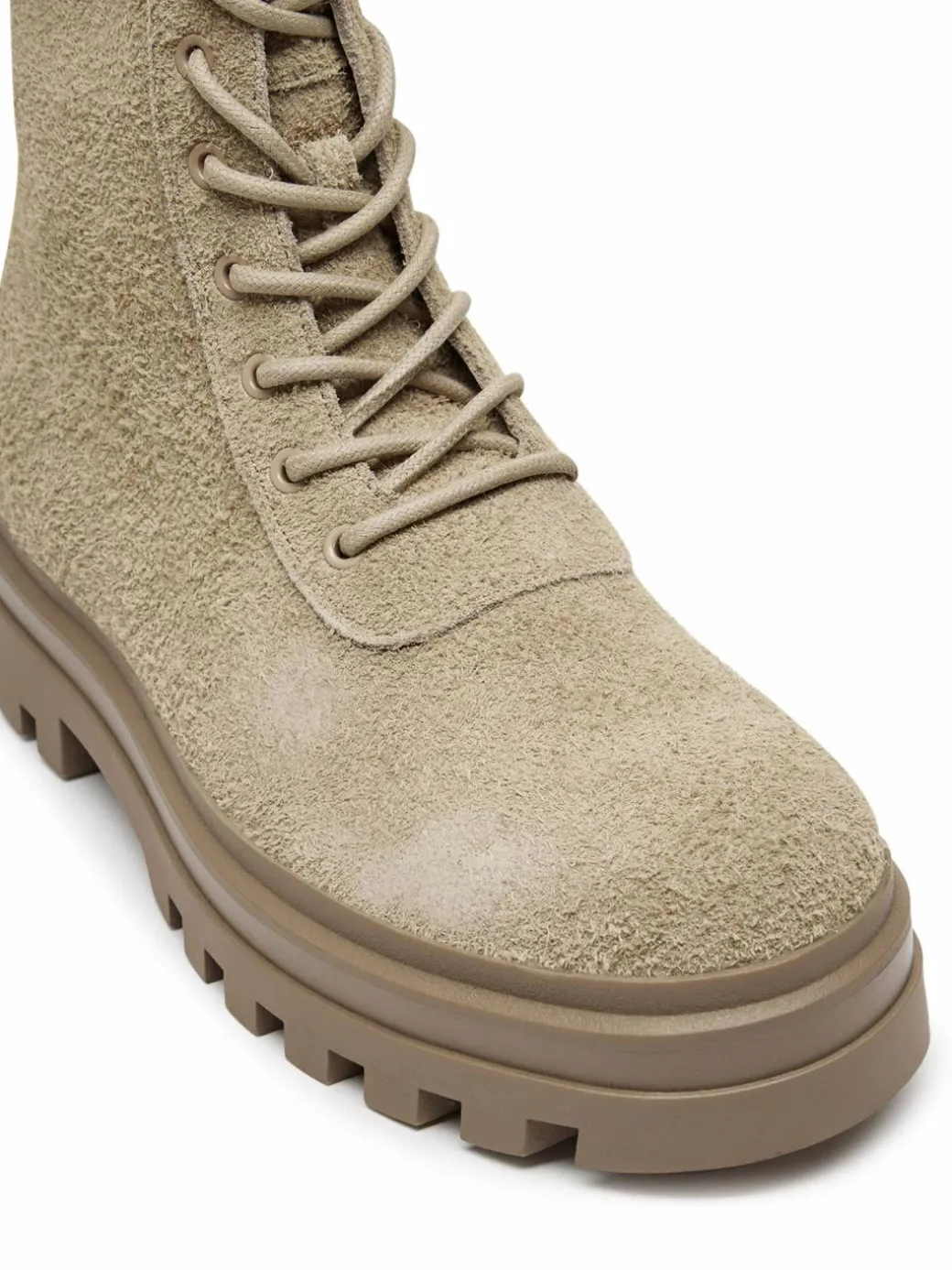 Scarponcini Lugged Lace Zip Boot Oxf Hr Su YM0YM01068 Beige