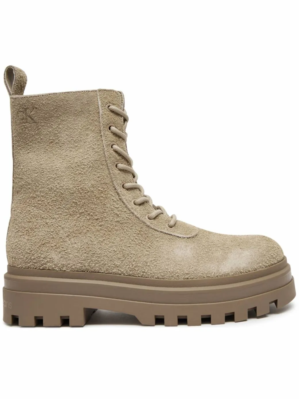 Scarponcini Lugged Lace Zip Boot Oxf Hr Su YM0YM01068 Beige