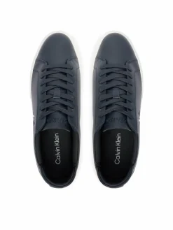 Sneakers Basket Cupsole Laceup Lth Ml YM0YM01460 Blu scuro