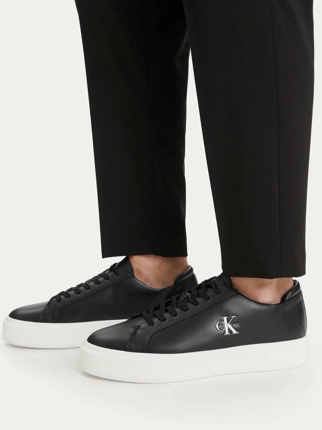 Sneakers Basket Cupsole Laceup Lth Ml YM0YM01460 Nero