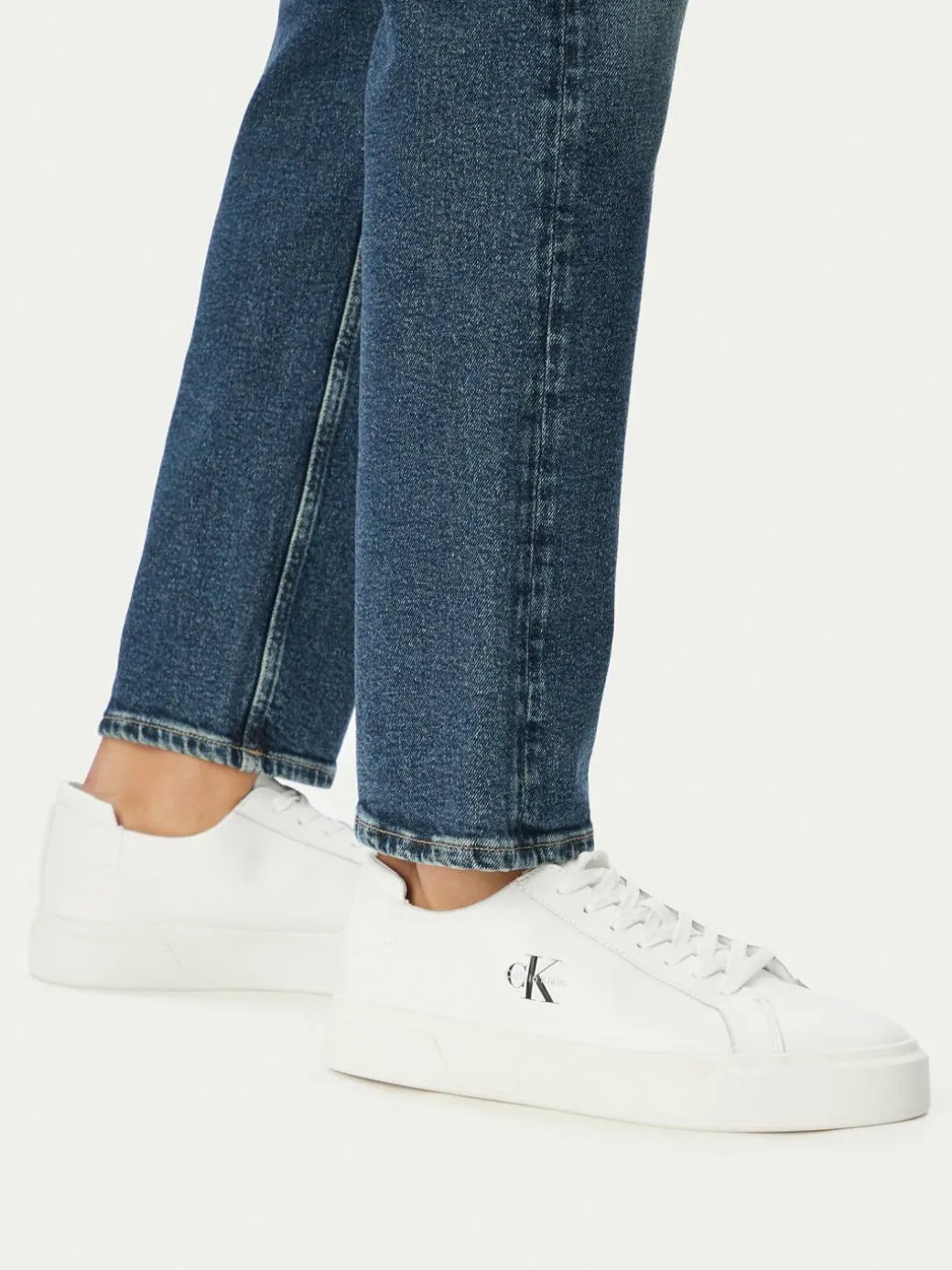 Sneakers Basket Cupsole Laceup Lth Ml YM0YM01460 Bianco
