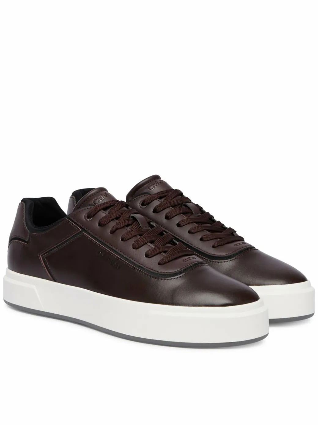 Sneakers Basket Cups Oxf Lth-Neo HM0HM02204 Marrone scuro