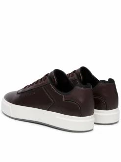 Sneakers Basket Cups Oxf Lth-Neo HM0HM02204 Marrone scuro