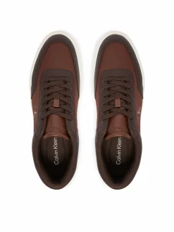 Sneakers Chunky Cups Laceup Ox Mix Mat HM0HM02326 Marrone
