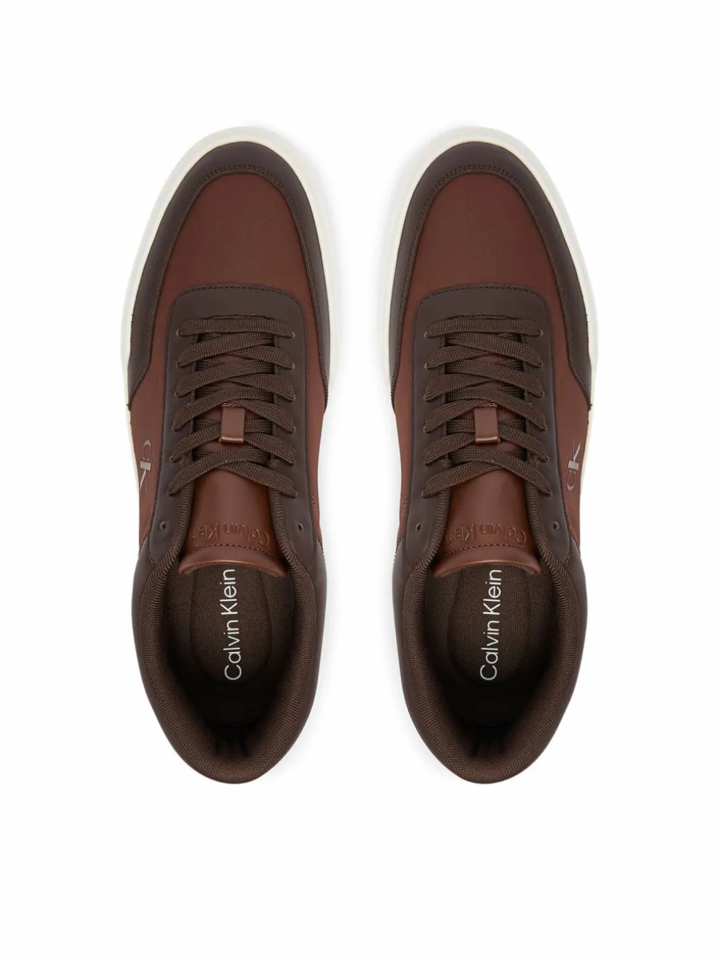 Sneakers Chunky Cups Laceup Ox Mix Mat HM0HM02326 Marrone
