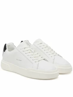 Sneakers Chunky Cupsole Laceup Lth YM0YM01344 Bianco