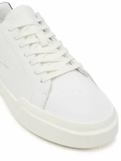 Sneakers Chunky Cupsole Laceup Lth YM0YM01344 Bianco