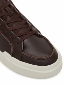 Sneakers Chunky Cupsole Lace Up Lth Pinch YM0YM01454 Bordeaux