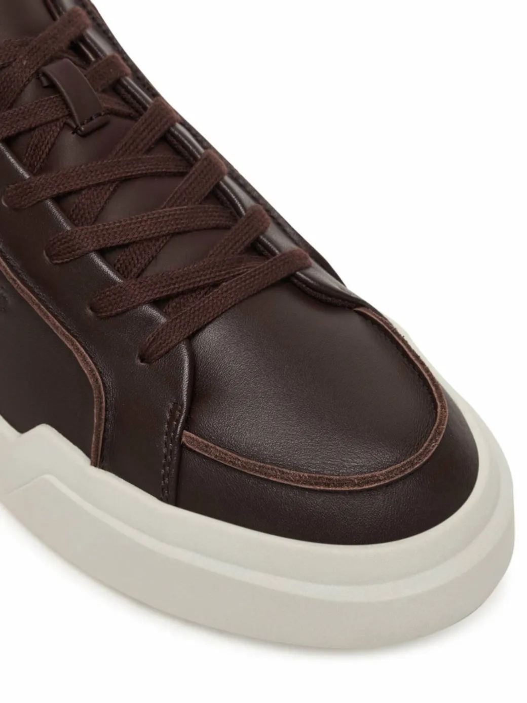 Sneakers Chunky Cupsole Lace Up Lth Pinch YM0YM01454 Bordeaux