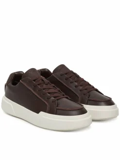 Sneakers Chunky Cupsole Lace Up Lth Pinch YM0YM01454 Bordeaux