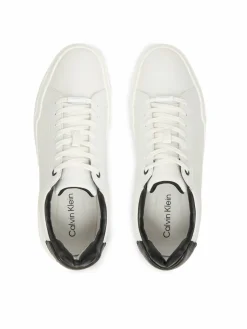 Sneakers Chunky Cupsole Laceup Clean Lth HM0HM02239 Bianco