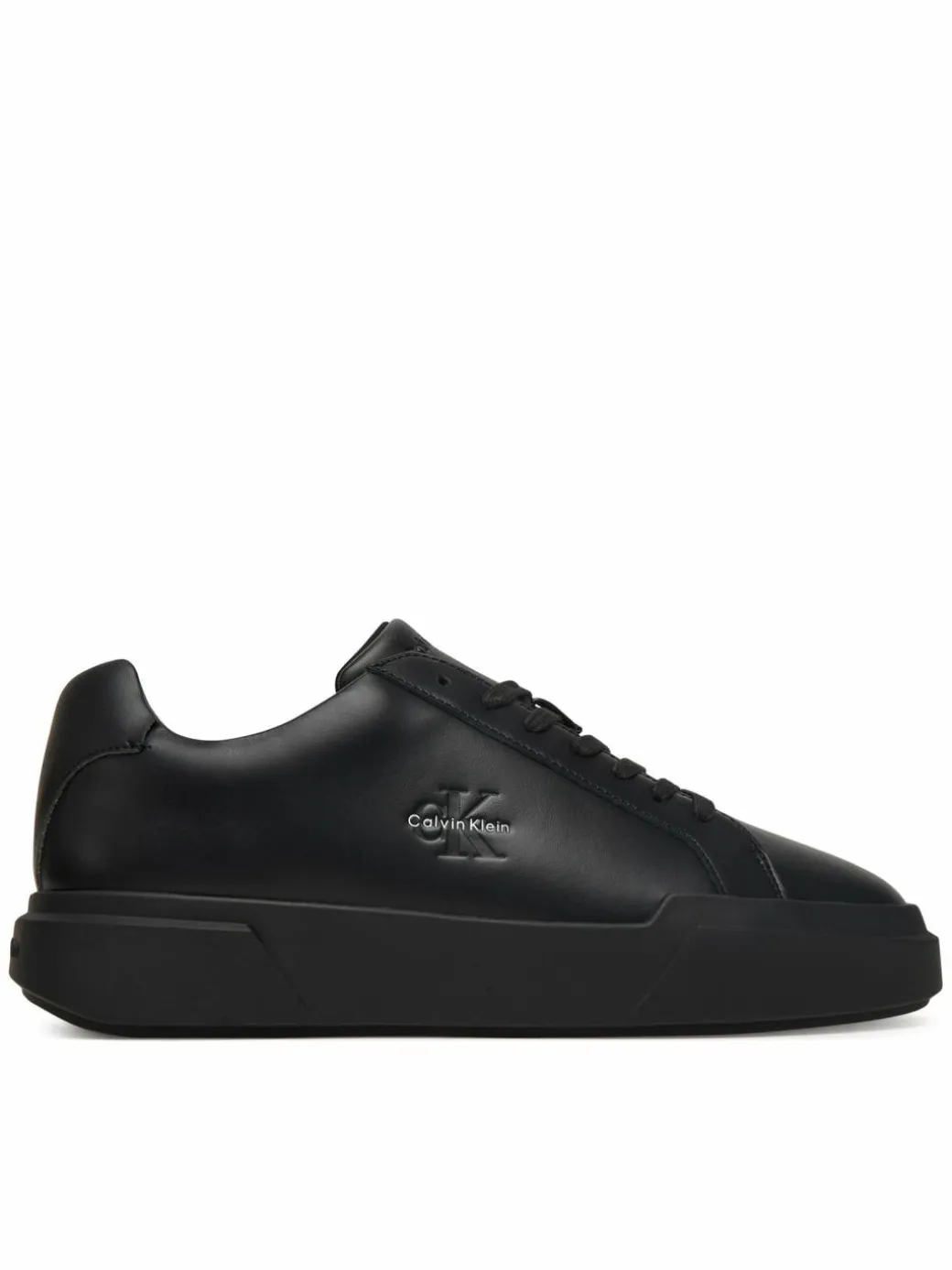 Sneakers Chunky Cupsole Laceup Lth YM0YM01344 Nero