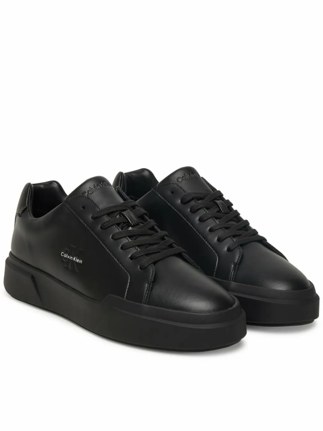 Sneakers Chunky Cupsole Laceup Lth YM0YM01344 Nero