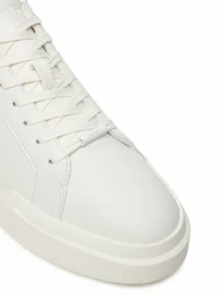 Sneakers Chunky Cupsole Laceup Clean Lth HM0HM02239 Bianco
