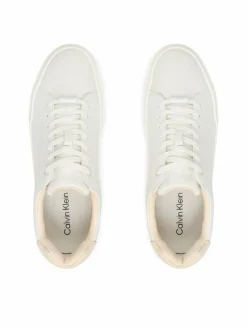 Sneakers Chunky Cupsole Laceup Clean Lth HM0HM02239 Bianco