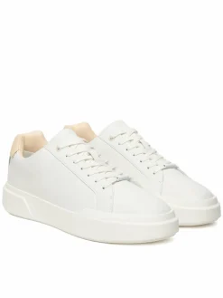 Sneakers Chunky Cupsole Laceup Clean Lth HM0HM02239 Bianco