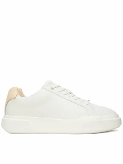 Sneakers Chunky Cupsole Laceup Clean Lth HM0HM02239 Bianco