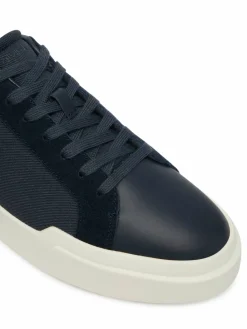 Sneakers Chunky Cupsole Laceup Cv Mix HM0HM02238 Blu scuro