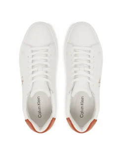 Sneakers Chunky Cupsole Laceup Lth YM0YM01344 Bianco
