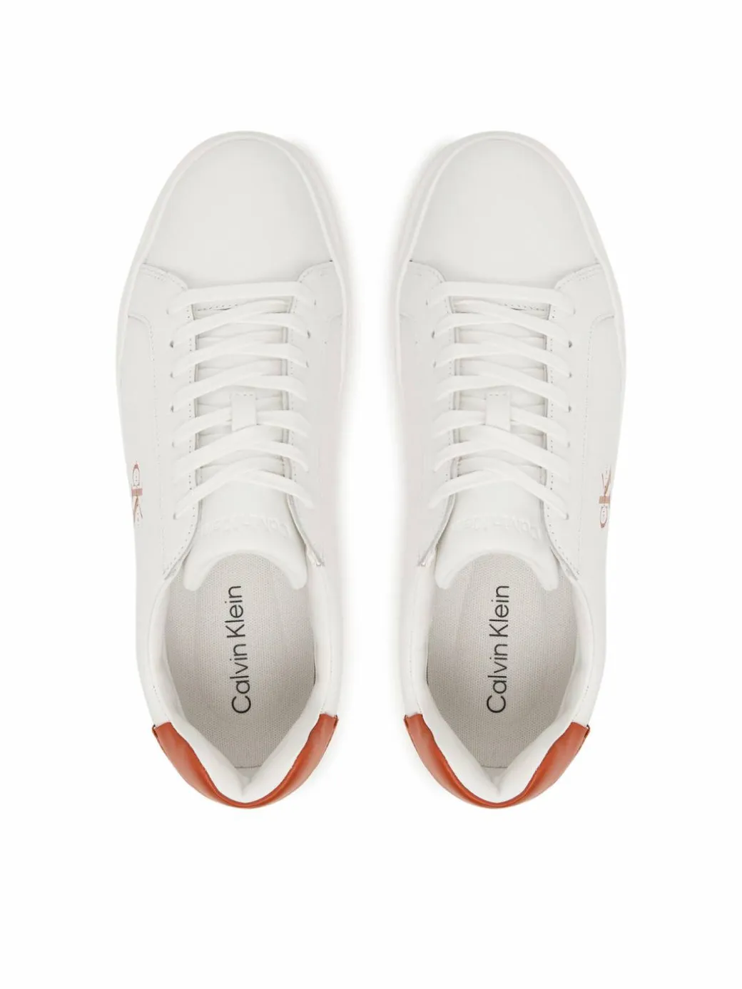 Sneakers Chunky Cupsole Laceup Lth YM0YM01344 Bianco