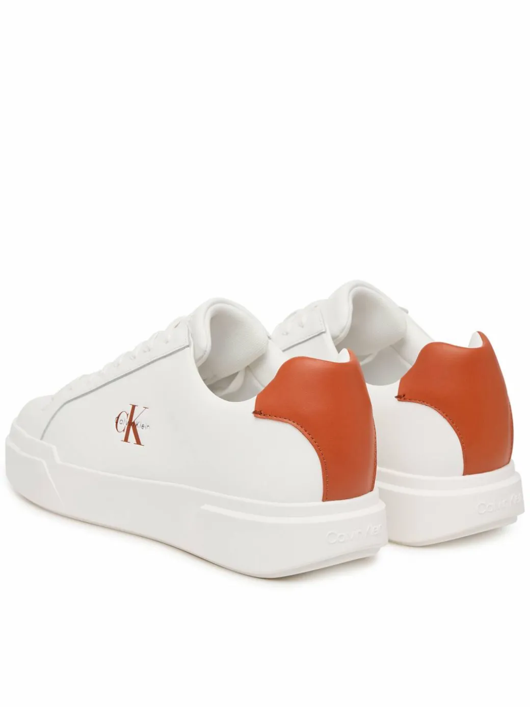 Sneakers Chunky Cupsole Laceup Lth YM0YM01344 Bianco