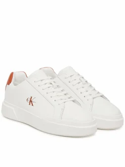 Sneakers Chunky Cupsole Laceup Lth YM0YM01344 Bianco