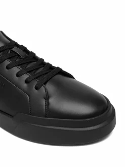 Sneakers Chunky Cupsole Laceup Lth Bt Aop HM0HM02070 Nero