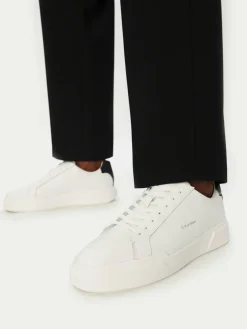 Sneakers Chunky Cupsole Laceup Lth YM0YM01344 Bianco